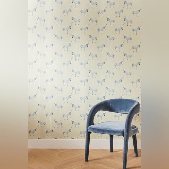 Anthropologie x Mr. Z. Zebra Safari Animal Magic  Wallpaper NIP - Picture 1 of 15